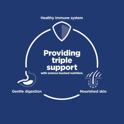 Show full view: Hill's Science Diet Adult Sensitive Stomach & Skin Grain-Free Chicken & Potato Recipe Dry Dog Food, 24-lb bag + Hill's Grain-Free Crunchy Naturals with Chicken & Apples Dog Treats, 8-oz bag slide 4 of 9