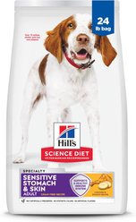 Hill's Science Diet Adult Sensitive Stomach & Sensitive Skin Grain-Free Chicken & Potato Recipe Dry Dog Food, 24-lb bag