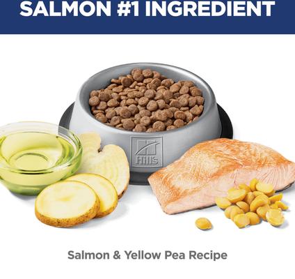 Show full view: Hill's Science Diet Adult Sensitive Stomach & Skin Grain-Free Salmon & Yellow Pea Recipe Dry Cat Food, 13-lb Bag slide 7 of 13