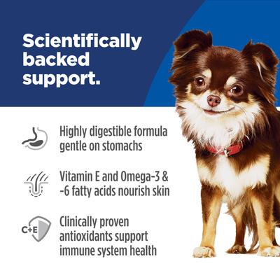 Show full view: Hill's Science Diet Adult Sensitive Stomach & Sensitive Skin Small Breed & Mini Breed Chicken Recipe Dry Dog Food, 15-lb bag slide 6 of 13
