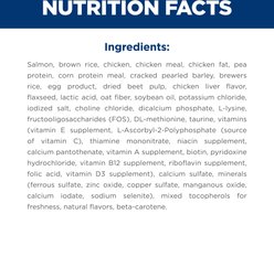 Hill's Science Diet Kitten Sensitive Stomach & Sensitive Skin Salmon & Brown Rice Recipe Dry Cat Food, 6-lb bag slide 2 of 9