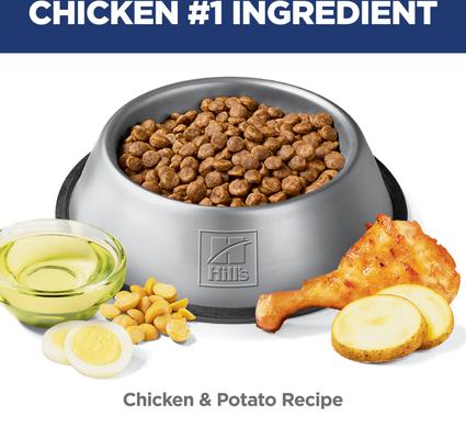Show full view: Hill's Science Diet Adult Sensitive Stomach & Sensitive Skin Grain-Free Chicken & Potato Recipe Dry Dog Food, 24-lb bag slide 7 of 13
