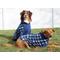 Show in main carousel: Doggie Design Highline Fleece Vest Dog Coat, Blue Plaid, Size 26 slide 3 of 5
