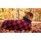 Show in main carousel: Doggie Design Highline Fleece Vest Dog Coat, Red & Black Plaid, Size 24 slide 3 of 5