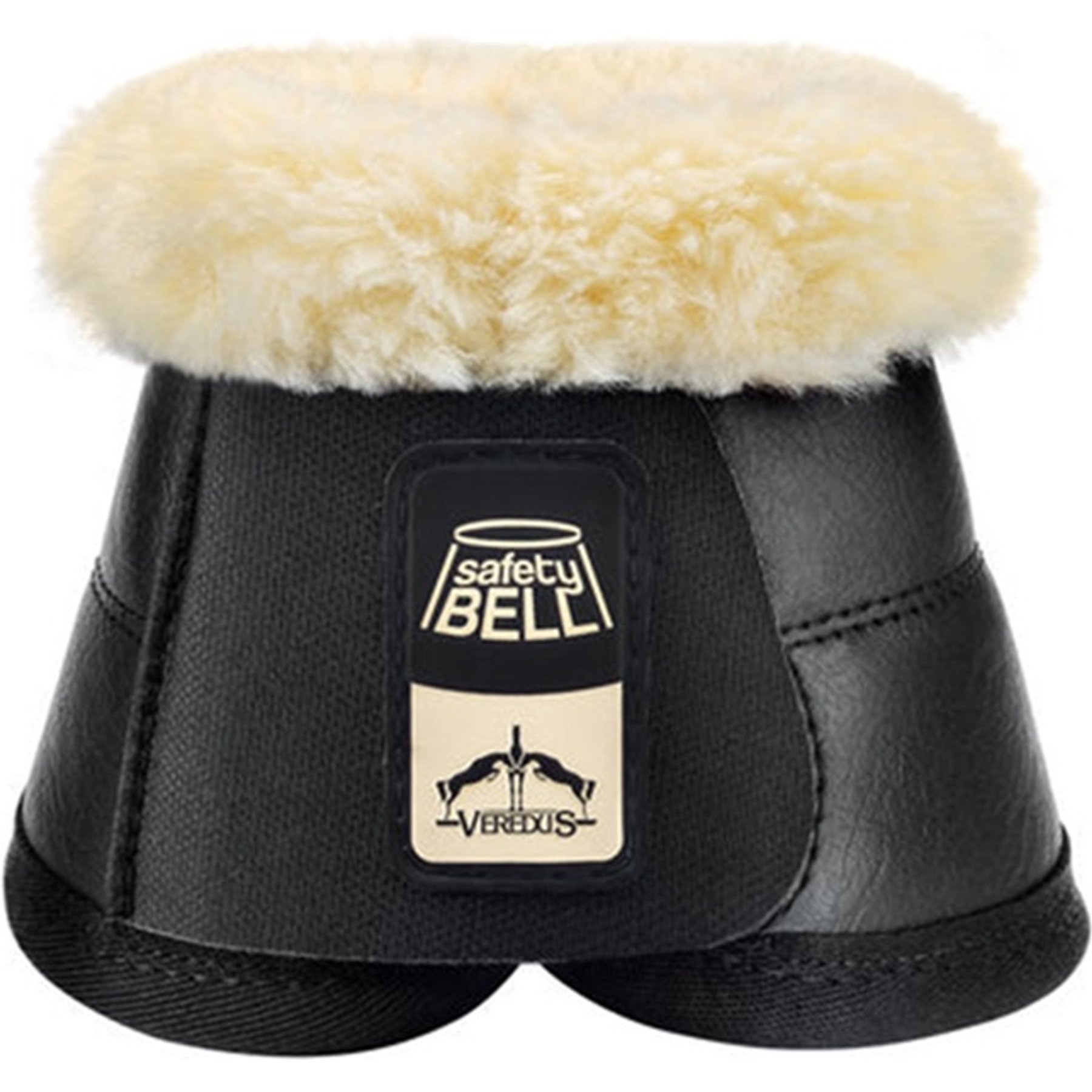 Veredus STS Safety Horse Bell Boot, Black, Medium