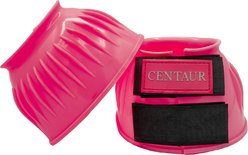 Centaur PVC HL Rib Horse Bell Boots, Hot Pink, Medium