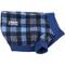 Show in main carousel: Doggie Design Highline Fleece Vest Dog Coat, Blue Plaid, Size 26 slide 1 of 5