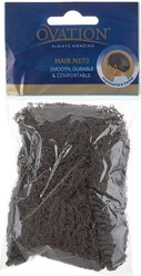 Ovation Deluxe Triple Thick Horse Hair Net, One Size, 2 count, Medium Brown