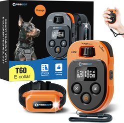 ABBIDOT T60 Waterproof 4500-ft Remote Dog Training Collar, Orange