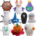 Nocciola Haunted House Party Variety Pack Plush Dog Toys, 10 count