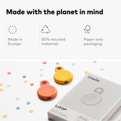 Chipolo LOOP Rechargeable Dog Tracking Tag, Small, White slide 2 of 8