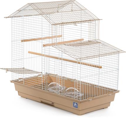 Show full view: Prevue Pet Products Cockatiel House Bird Cage, Brown slide 3 of 3