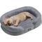 Show in main carousel: FEANDREA Orthopedic Dog Sofa Bed with Waterproof Liner, Light Gray, Medium: 30 x 20 x 7-in slide 1 of 6