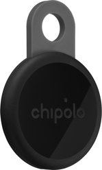 Chipolo LOOP Rechargeable Dog Tracking Tag, Small, Black
