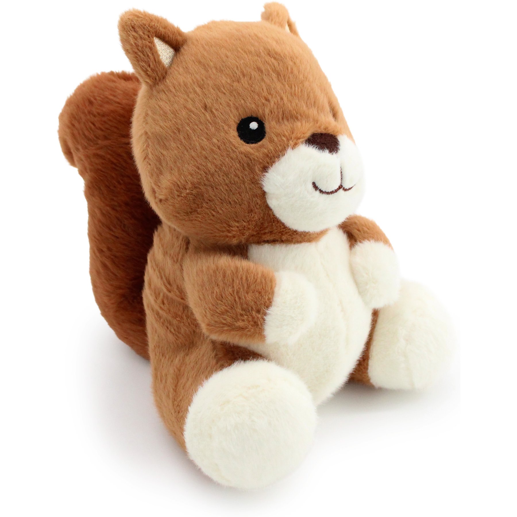 Giftable World Nutmeg Squirrel Plush Dog Toy, Multi, 6-in