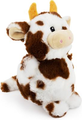 Show full view: Giftable World Oinkers Pig & Moozie Cow Plush Dog Toys, Multi, 4.5-in, 2 count slide 2 of 3