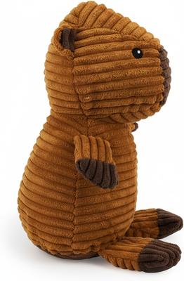 Show full view: Giftable World Capybara Plush Dog Toy, Brown, 8.5-in slide 2 of 2