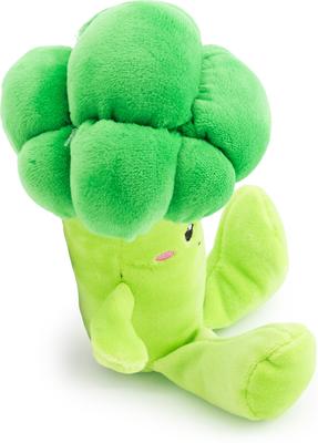 Show full view: Giftable World Caby's Treats Broccoli & Tomato Plush Dog Toys, Multi, 6-in, 3 count slide 3 of 4
