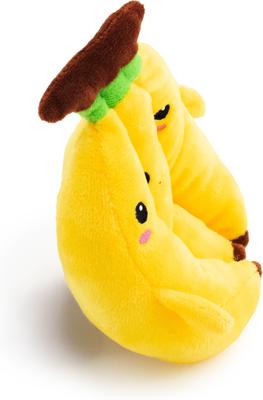 Show full view: Giftable World Gone Bananas Plush Dog Toy, Yellow, 6-in slide 2 of 2