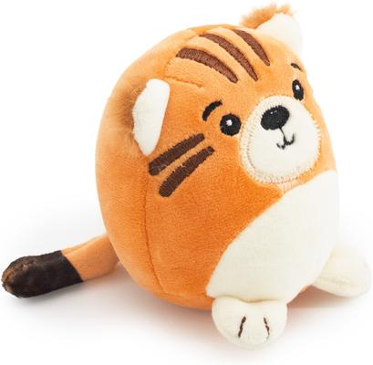 Show full view: Giftable World Jungle Pals Lion, Tiger & Monkey Plush Dog Toys, Multi, 3.5-in, 3 count slide 3 of 8