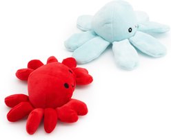 Giftable World Octo Pals Octopus Plush Dog Toys, Multi, 4-in, 2 count slide 2 of 4