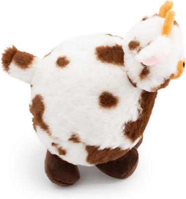 Show full view: Giftable World Rudy Rooster & Carter Cow Plush Dog Toys, Multi, 8-in, 2 count slide 4 of 5