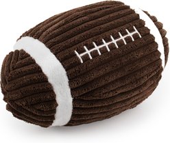 Giftable World Corduroy Football Plush Dog Toy, Brown, 9-in slide 1 of 2