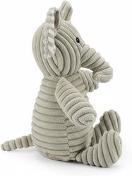 Giftable World Corduroy Sitting Elephant Plush Dog Toy, Grey, 9-in slide 2 of 2