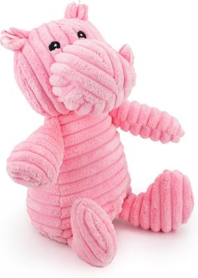 Show full view: Giftable World Corduroy Jungle Hippo & Rhino Plush Dog Toys, Multi, 7-in, 2 count slide 4 of 5