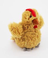 Giftable World Chester Chic Plush Dog Toy, Tan, 7-in