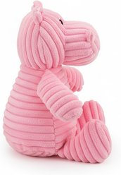 Giftable World Corduroy Sitting Hippo Plush Dog Toy, Pink, 9-in slide 2 of 2