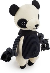 Giftable World Canvy Panda Plush Dog Toy, Multi, 9-in