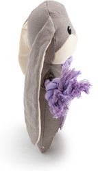 Giftable World Canvy Rabbit Plush Dog Toy, Grey, 9-in slide 2 of 2