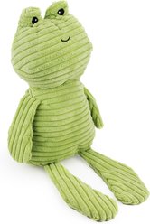 Giftable World Frog Plush Dog Toy, Green, 8.5-in