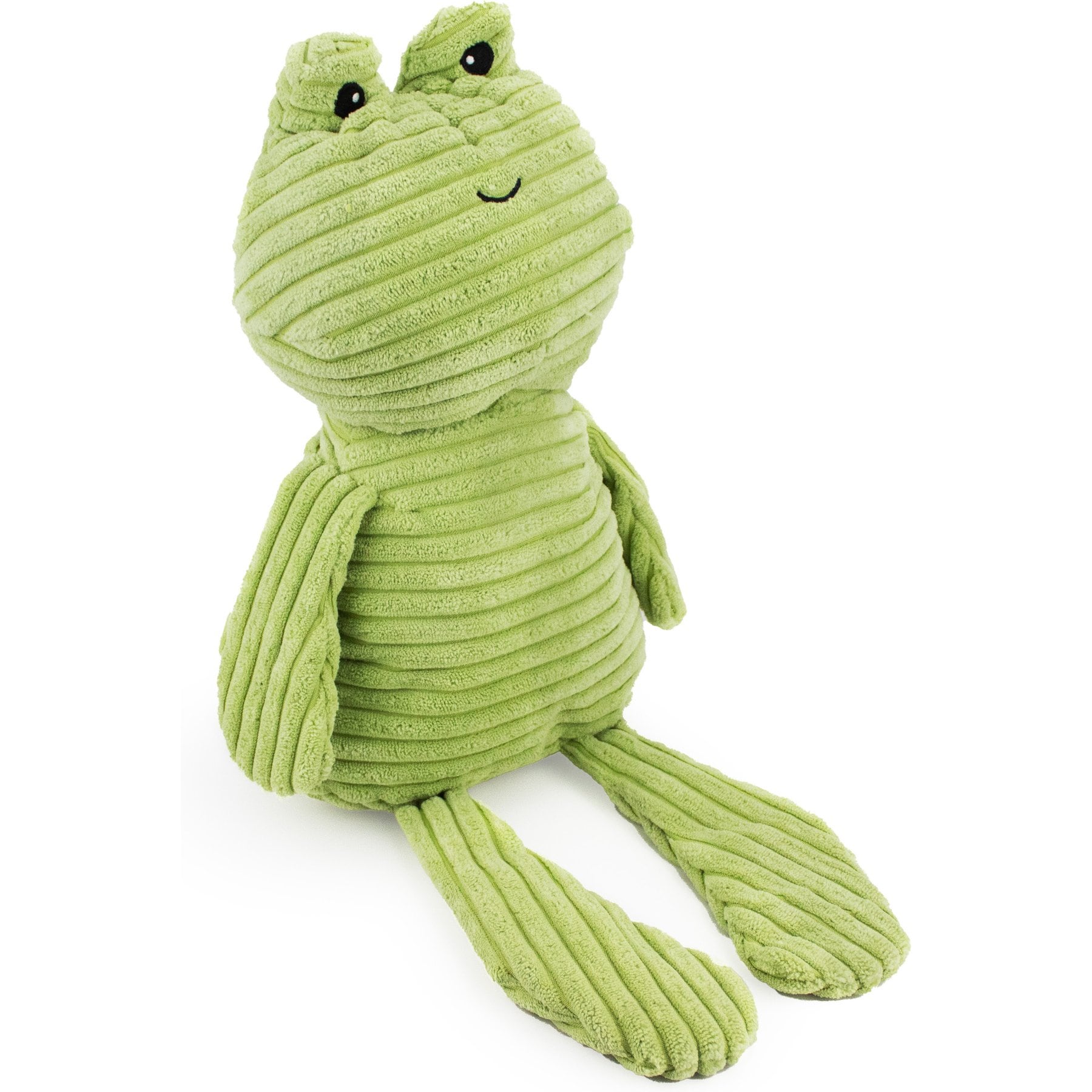 Giftable World Frog Plush Dog Toy, Green, 8.5-in
