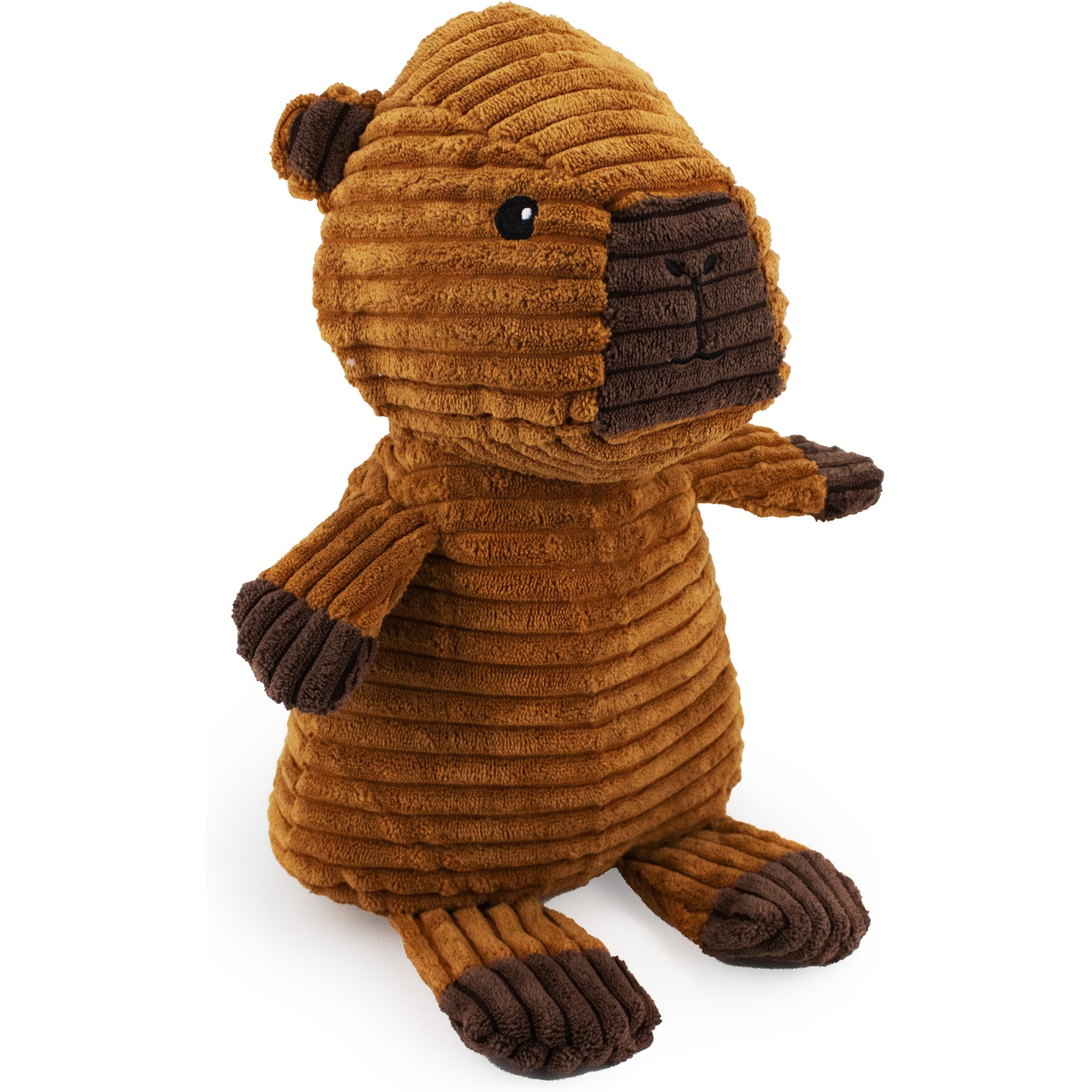 Giftable World Capybara Plush Dog Toy, Brown, 8.5-in