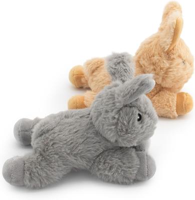 Show full view: Giftable World Wee Bunnies Plush Dog Toys, Multi, 7-in, 2 count slide 2 of 6
