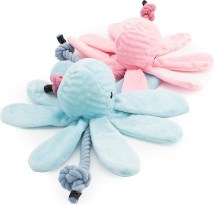 Show full view: Giftable World Itty Bitty Octopus Plush Dog Toys, Multi, 7-in, 2 count slide 3 of 7