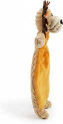 Giftable World Corduroy Lion Flattie Plush Dog Toy, Brown, 12-in slide 2 of 2