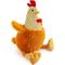 Show in main carousel: Giftable World Rudy Rooster Plush Dog Toy, Brown, 8-in slide 1 of 2