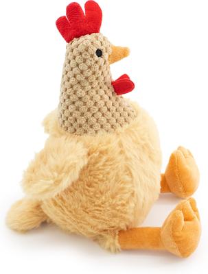 Show full view: Giftable World Rudy Rooster & Carter Cow Plush Dog Toys, Multi, 8-in, 2 count slide 3 of 5