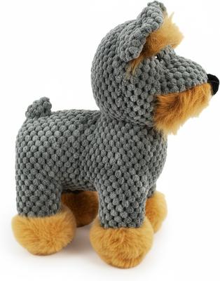 Show full view: Giftable World Sammy Schnauzer Plush Dog Toy, Grey, 9-in slide 3 of 3