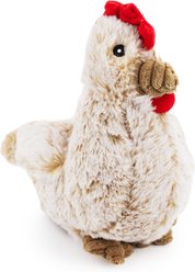 Giftable World Chicken Plush Dog Toy, Tan, 9-in