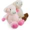 Show in main carousel: Giftable World Two Tone Cuddle Pig & Lamb Plush Dog Toys, Multi, 7-in, 2 count slide 1 of 6