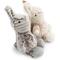 Show in main carousel: Giftable World Two Tone Cuddle Bunny Plush Dog Toys, Multi, 7-in, 2 count slide 6 of 6