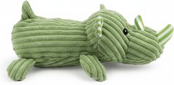 Giftable World Corduroy Lying Rhino Plush Dog Toy, Green, 12-in slide 2 of 2