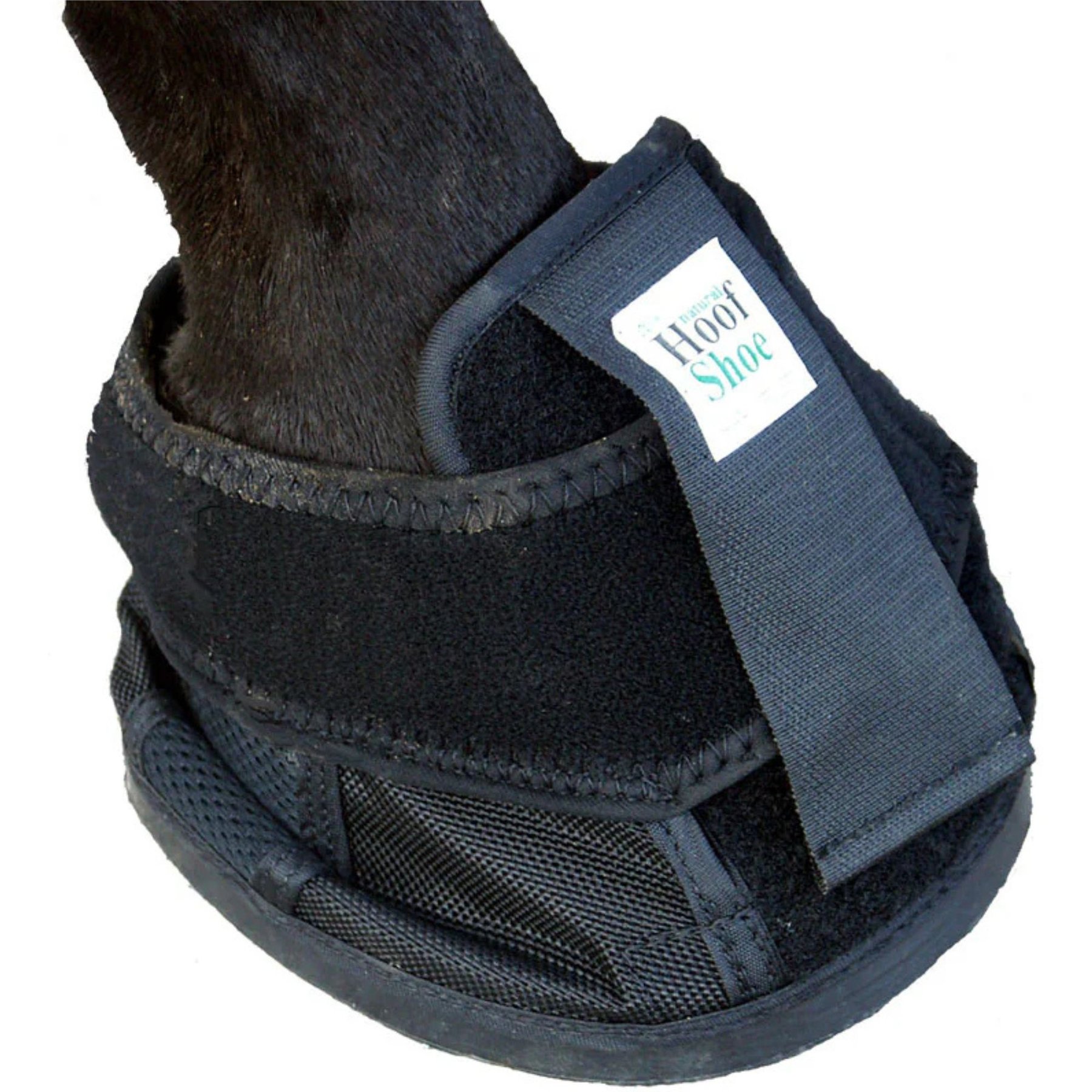 Intrepid International The Natural Hoof Shoe Horse Boot, Black, 2/Medium