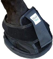 Intrepid International The Natural Hoof Shoe Horse Boot, Black, 3/Large
