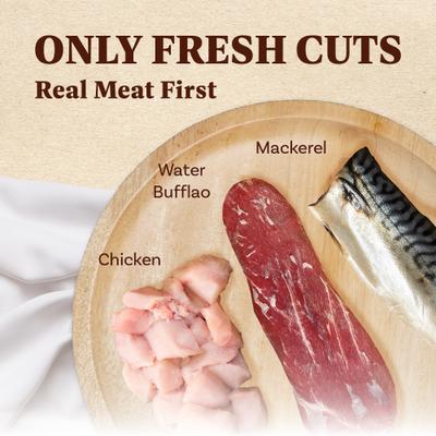 Show full view: AFreschi Natural Buffalo & Chicken & Fish Soft & Chewy Cat Treats, 6-oz bag slide 4 of 7