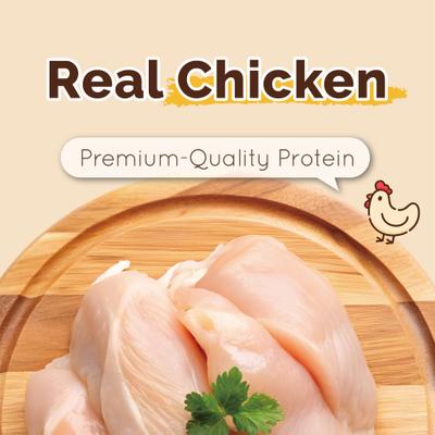 Show full view: GooToE Natural Soft Chicken Breast Strips Jerky Dog Treats, 1-lb bag slide 3 of 9